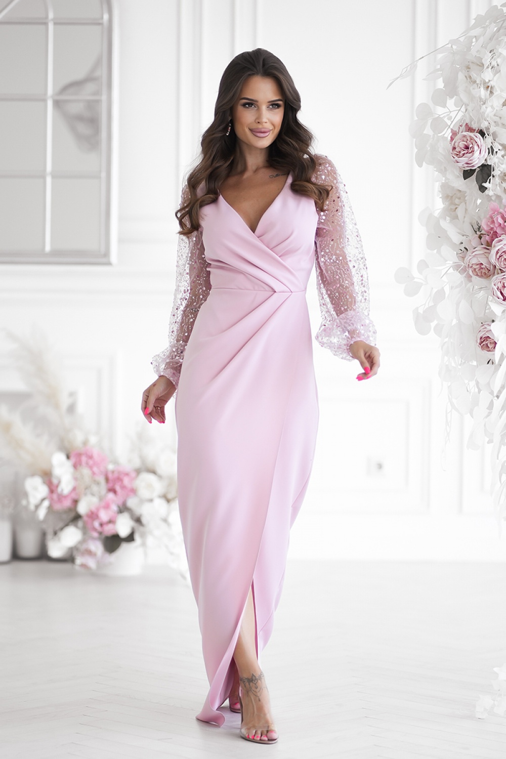 Sukienka Model 314-20 Dirty Pink - Bicotone - 1