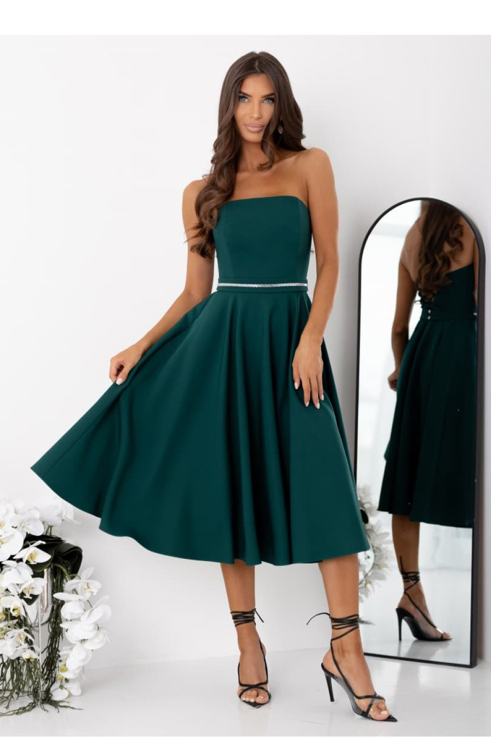 Sukienka Model Aurelia 011270. Bottle Green - With You - 5