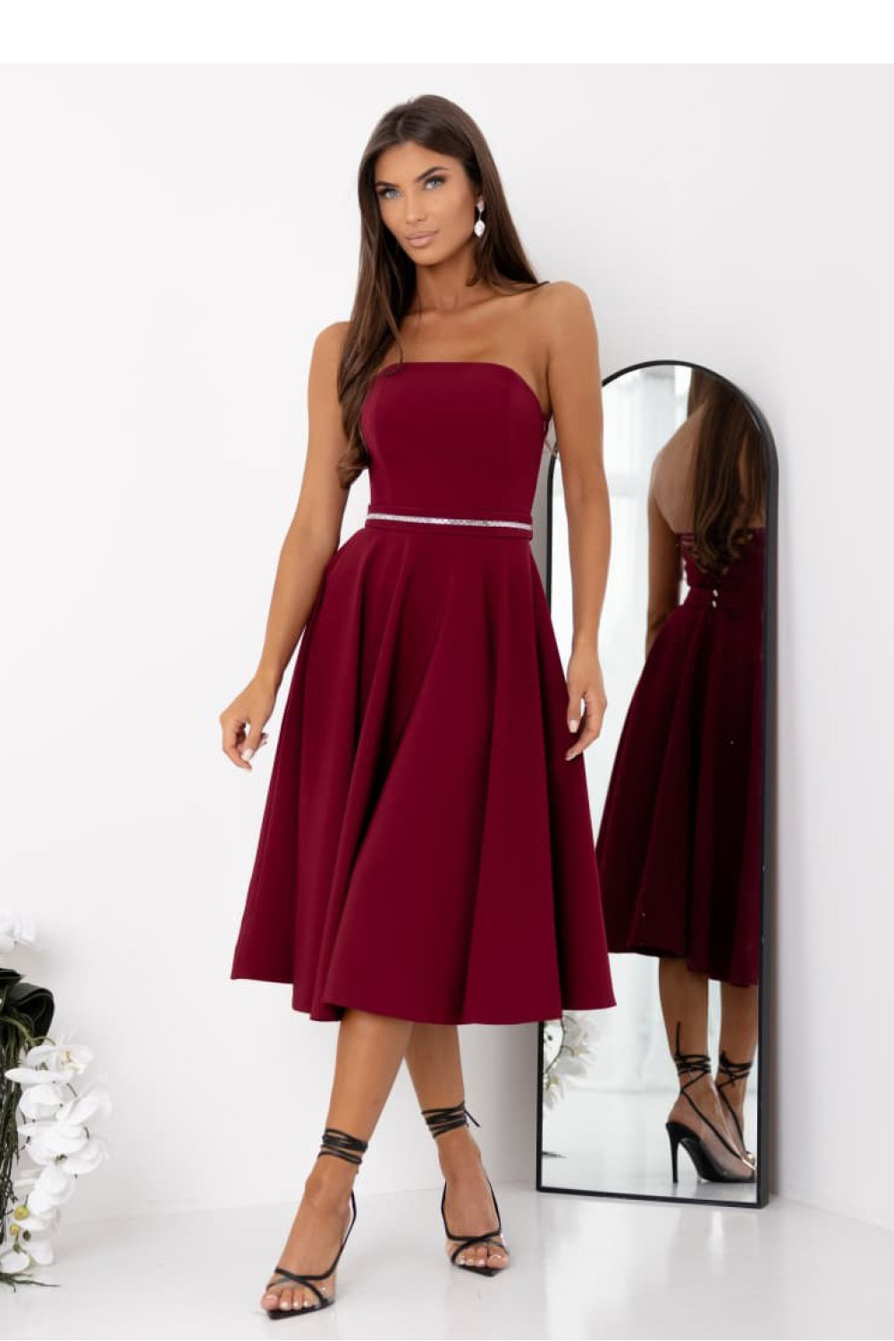 Sukienka Model Aurelia 011270. Bordo - With You - 5