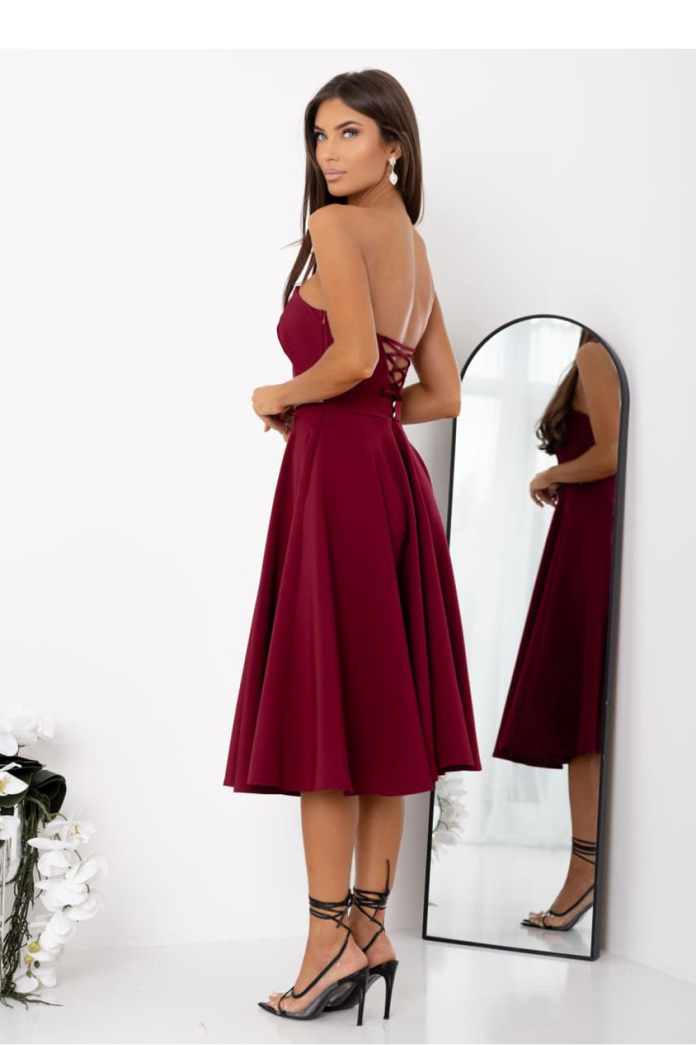 Sukienka Model Aurelia 011270. Bordo - With You - 6