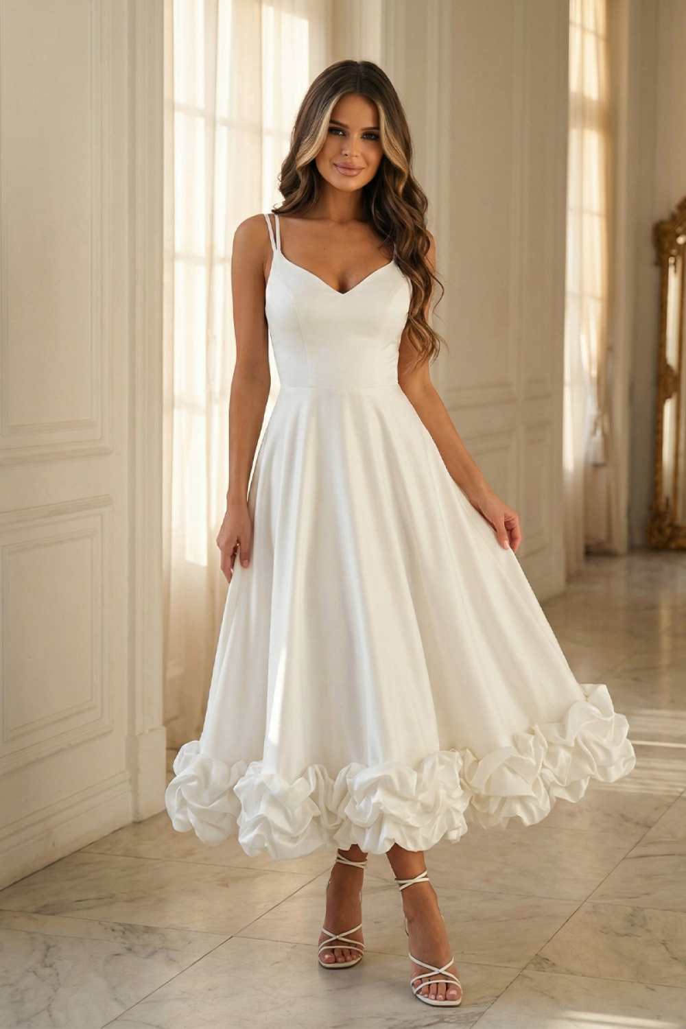 Sukienka Model 345-04 White - Bicotone - 1