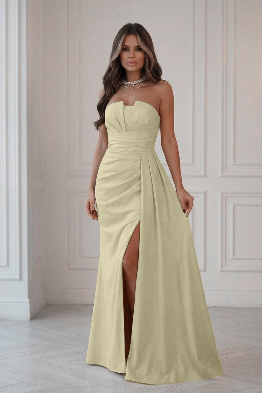 Sukienka Model 342-14 Yellow - Bicotone - 1